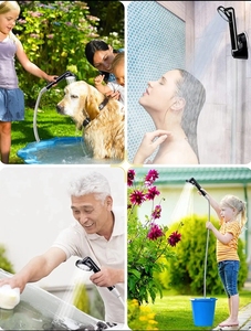 New USB <strong>Rechargeable</strong> Outdoor Ultra-portable Camping <strong>Shower</strong> for Pet Bathing Car Washing Traveling Hiking - Product Image 4