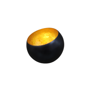 Decorative Votive Candle Holder <b>Iron</b> Material Round Shape Eco-Friendly Durable Black Coated Finish for Home Decor - Product Image 5
