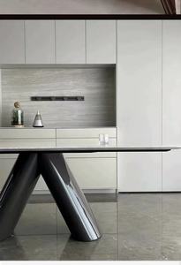 Modern Rectangular Villa Home Furniture with natural marble for <b>Dinners</b> Home Dining Room Furniture Dining Table <b>Set</b> - Product Image 5