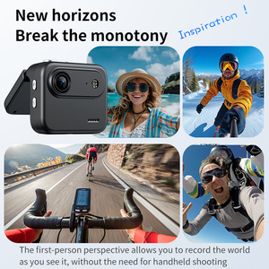 Caméra d'action Y360 avec écran réversible, enregistrement vidéo HD, vue panoramique en temps réel, objectif grand angle, caméra sport pour enfants - Product Image 2