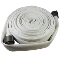 Tuyau d'incendie durable et flexible à double gaine, doublé de PVC, avec raccord en laiton NH (NST) pour la lutte contre l'incendie