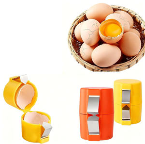 Nuevo en 2025, Juego de 3 Piezas, Herramienta Manual para Romper Huevos, Separador de Cáscaras, Pelador, Abre Huevos para Huevos Cocidos o Crudos - Product Image 3