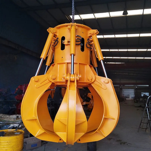 Excavadora hidráulica de cáscara de naranja, chatarra de acero, asistente de manejo de Material de piedra grande con motor central, Motor de pinza naranja - Product Image 2