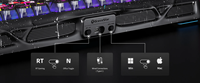 Teclado para Juegos GravaStar Mercury V75 Pro 75% con Cable, Efecto Hall, 8K Hz, 0.005mm RT, RGB, Intercambiable en Caliente, de Aluminio para PC y Esports