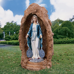 Résine personnalisée Artisanat Religieux <span class=keywords><strong>Madonna</strong></span> Statues Style Italien Catholique Statue De Jardin - Product Image 3