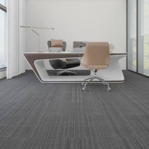 カーペットタイル滑り止め特徴カーペットタイル付きホワイトカラーライン工場卸売サプライヤーカーペットタイル - Product Image 5