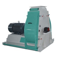 Broyeur de farine de manioc monophasé, broyeur portable pour copeaux de bois, broyeur d'aliments pour animaux, broyeur de sciure de bois, machine à broyer à marteaux