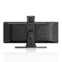Boîte CarPlay portable BOYI 3 en 1 avec écran tactile 10,26 pouces 1600x600P, Bluetooth 5.0, DVR, prise en charge de la carte TF 64G-128GB pour Apple/Android Auto