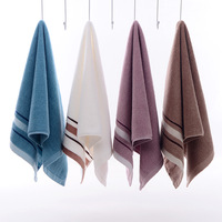Serviette en coton doux à séchage rapide qualifiée d'usine Nouveauté Couleur unie pour adultes et bébés Techniques tissées et non tissées