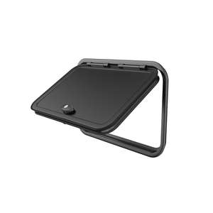 Porte de rangement <span class=keywords><strong>pour</strong></span> camping-car 32 x 20 pouces en alliage d'aluminium résistant aux UV, porte à bagages ronde <span class=keywords><strong>pour</strong></span> camping-car avec verrouillage et tige de support <span class=keywords><strong>pour</strong></span> camping-car <span class=keywords><strong>caravane</strong></span> - Product Image 5