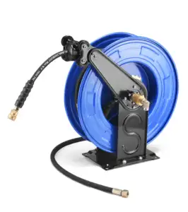 Automatic high pressure hose reel with jet nozzles air line/water hose reel 70ft