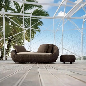 Meubles d'extérieur modernes, ensemble de canapés en rotin pour l'extérieur, 2 places, canapé lounge, canapés de jardin en aluminium, luxe, patio, villa, resort, balcon - Product Image 3