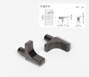 Steel Furniture Shelf Support Stud Shelf Customized GQK Pin <b>Brackets</b> Hinges for Bathroom <b>Wall</b> Shelves - Product Image 3