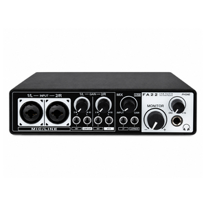 2 Giriş 4 Çıkış Ses Kartı FA22 USB Ses Kartı, PC Mac Bilgisayar Kaydı Podcast Yayını Canlı Yayın için Mikrofon Preamp'ları ile - Product Image 1