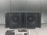 Altavoz Line Array de 2 Vías con Doble Bocina de 12 Pulgadas Sistema de Sonido Profesional Audio Profesional para Eventos en Interiores y Exteriores