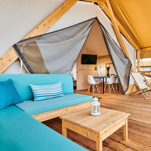 Fabricante de Cabañas de Madera Prefabricadas con Lona de PVC para Glamping de Lujo y Camping - Product Image 4