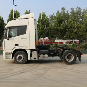 İyi durumda yüksek kaliteli yarı-yeni Foton Auman şasi traktör kamyonları yarı-zambiya için yeni dizel motor kamyon kafaları