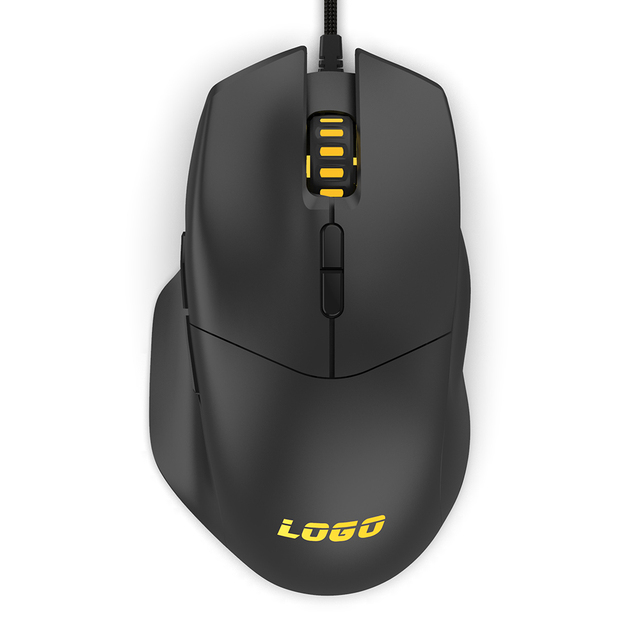 High-Performance Wired Gaming Mouse with Precision Ergonomic Design and Customizable Features