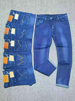 Promotion de liquidation d'usine en gros : Jeans slim fit déchirés et élastiques pour hommes avec plusieurs poches, pantalons délavés, style streetwear
