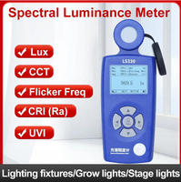 LS330 Luminomètre numérique Lux Meter 0-1000000 Lx Fc Illuminance spectrale CRI Ra CCT SDCM UVI UV Light Tester