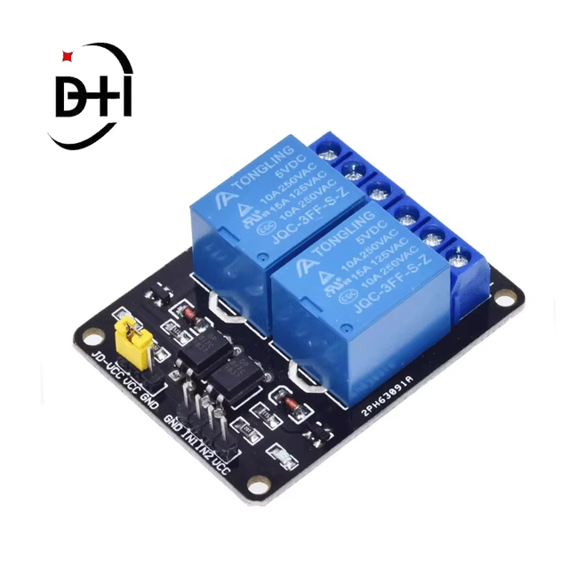 5V 2-Channel Relay Module Shield for Arduino ARM PIC AVR DSP Electronic 5V 10A 2 Channel Relay Module