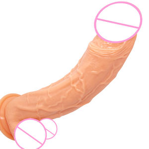 Dildo <span class=keywords><strong>Super</strong></span> Lembut Panjang 30cm Terlaris <span class=keywords><strong>Penis</strong></span> Artifisial Realistis untuk Wanita Mainan Seks PVC Elastis - Product Image 3