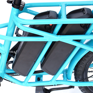 Bicicleta Eléctrica de Tres Ruedas de 20 Pulgadas con Marco de Aleación y Batería de Litio Grande de 48V/500W, Color Azul, Venta Caliente de Fábrica - Product Image 6