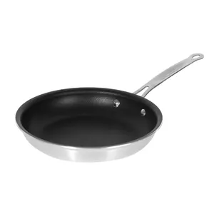 Chuyên Nghiệp Không Dính Lớp Phủ Thép Không Gỉ Frying Pan Với Thiết Kế Xử Lý Không Dính Fry Pan Nhôm Frying Pan