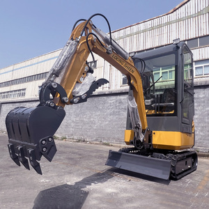 Miễn phí vận chuyển CE/EPA Trung Quốc thủy <span class=keywords><strong>l</strong></span>ực mini máy xúc 2.5 tấn Digger mini 1.8 tấn 3.5 tấn bánh xích Máy xúc với cab - Product Image 2