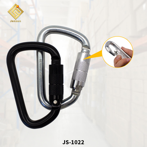 30KN स्टील Carabiners डी प्रकार जस्ती स्टील ऑटो ताला Carabiner हुक गिरावट के लिए गिरफ्तारी/कनेक्शन सुरक्षा बेल्ट - Product Image 3