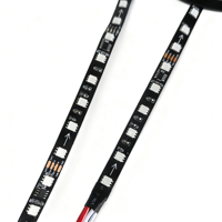 Bandes lumineuses LED numériques RGB en cuivre 24VDC avec commande vocale et puces IC Epistar (connectivité USB)