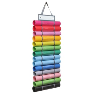 Craft Storage Organizer Vinyl Roll Holder with 24 Compartments Craft Organizer Vinyl Storage Rack Hanging Organizer Storage