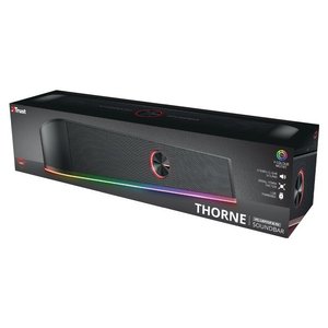 Ensemble d'enceintes pour PC GXT 619 Thorne Rgb Soundbar éclairée noire 6W 24007 - Product Image 2