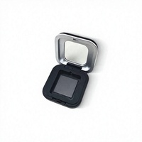 Ab Lager Lieferbare Kosmetik-ABS-Kunststoff XS-Größe Mini Magnetische Paletten Austauschbare Lidschatten-Proben Tragbarer Unterteilter Behälter