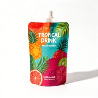 Pochettes souples personnalisées pour assouplissant textile, savon liquide, lessive, avec bec verseur, formats 800ml, 1L, 2L, 3L