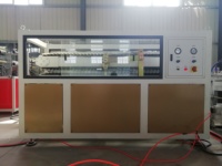 Fully Automatic Fence Window Door Frame Edge Banding Wall Ceiling Panel PVC Profile Production Line Making Machine