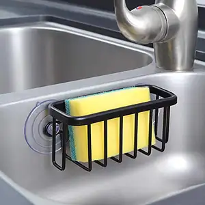 Fabrik individuell SCHWER Aluminium Küchenspüle Absaughalter für Schwämme Reiniger Seife-Rack