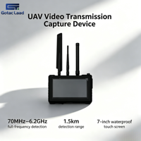 Gotac Laad Handgehaltener FPV-Videoübertragungsdetektor 500MHz-6,2GHz Anti-Drohnen-Sicherheitsgerät Tragbares Wasserdichtes Fernsteuerungsgerät