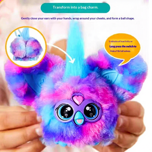 Phoebe Elf Mini poupée électronique, animal de compagnie en peluche, jouet en peluche pour enfants, PVC, 0-10 cm, cadeau mignon - Product Image 4