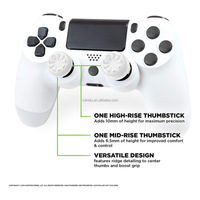 Capuchons de joystick de jeu antidérapants en silicone à hauteur moyenne et haute FPS pour manettes PS4, PS5, Switch Pro – Grip de performance pour manettes