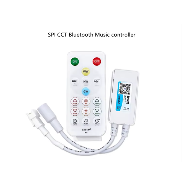 SP647E/SP648E Pixel LED Controller for RF Remote Control WS2811 WS2812B WS2815 SK6812 Addressable LED Strip Music Control