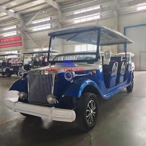 Autobús Turístico Eléctrico Clásico Retro de Fábrica, Diseño de Autobús Vintage Personalizado, Funciona con Batería - Product Image 1