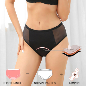 EASYMOM Mutande Mestruali Riutilizzabili in Cotone, Protezione Completa a 4 Strati, Assorbenti e Impermeabili per Donne - Product Image 1