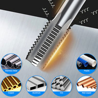 Set Tap Pipa Podofo 6-Piece 1" 3/4" 1/2", 3/8" 1/4" 1/8" NPT, HSS, Pipa Lurus, Alur Beralur, Tap Sekrup, Spiral Pipe Threader