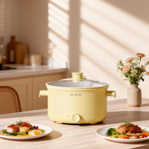 Casserole multifonctionnelle tout-en-un de 3 litres pour faire sauter, bouillir et cuire à la <span class=keywords><strong>vapeur</strong></span>, antiadhésive, multicuiseur, <span class=keywords><strong>cuiseur</strong></span> à curry pour 1 à 3 personnes - Product Image 3