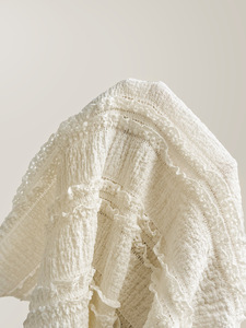 Top Canotta <span class=keywords><strong>Premaman</strong></span> con Scollo a V, Pizzo e Volant, Spalline Sottili Regolabili, Vita Impero, Peplum Fluido - Product Image 3