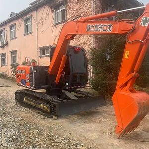 Mini pelle sur chenilles d'origine japonaise Hitachi Zx70 Ex70 à usage domestique 7 tonnes pelleteuse agricole d'occasion Zx60 Zx75 en stock - Product Image 3