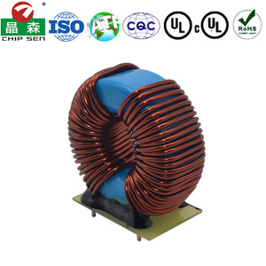 Inductor toroidal de núcleo de ferrita Ni-Zn de orificio pasante 100uH 15A 25A, bobina de choque de modo común, inductor de potencia de alta corriente para audio y UPS - Product Image 5