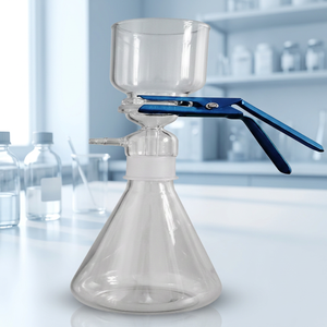 MAYALAB 1000ml Entonnoir Buchner en verre borosilicate 3.3 transparent de taille standard pour filtration sous vide, pour laboratoire et chimie OEM - Product Image 2