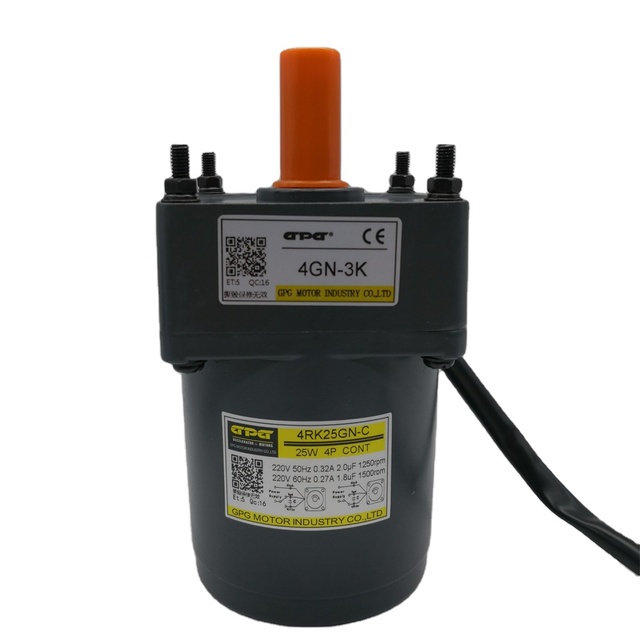 4RK25GN-C/ 4GN-3K 25watts Motor 50Hz Variable Speed Motor  Reversible Motor 25W Single-phase 220V Gear Reduction 1:3